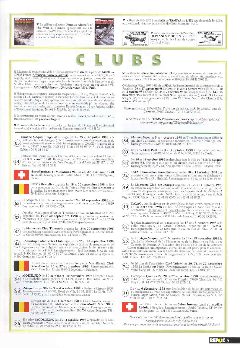 Replic 082 - Beaufighter Mk VI, MiG-21 PF, Nieuport 17, Caudron G4